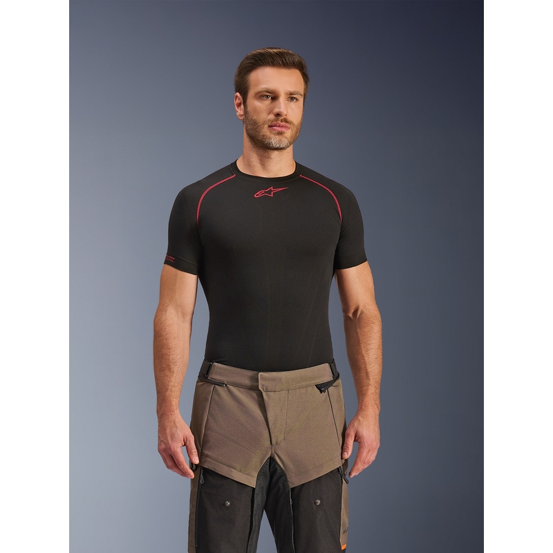 Alpinestars Cusco Drystar motorcykelbukser brun-sort