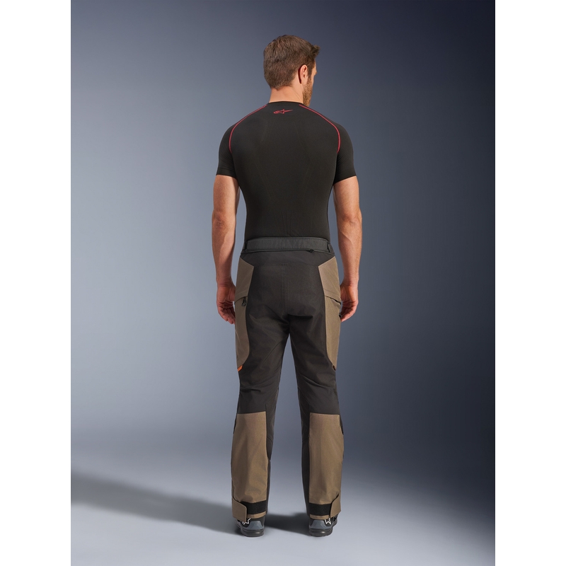 Alpinestars Cusco Drystar motorcykelbukser brun-sort