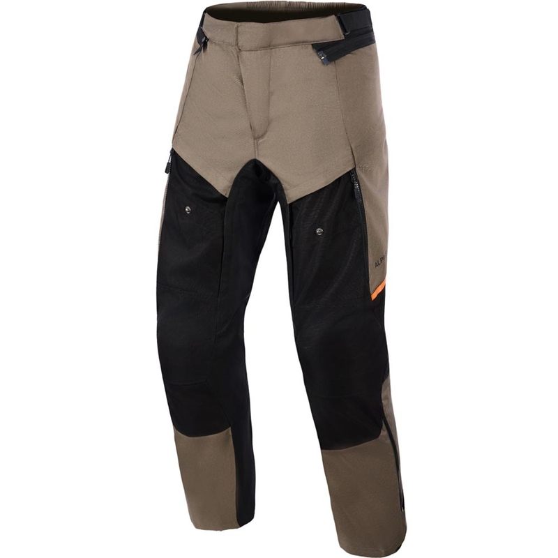 Alpinestars Cusco Drystar motorcykelbukser brun-sort