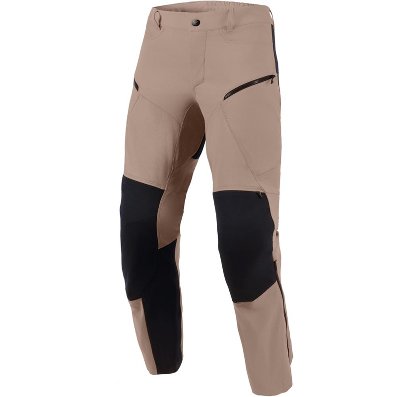 Alpinestars Explore AST motorcykelbukser brun-sort
