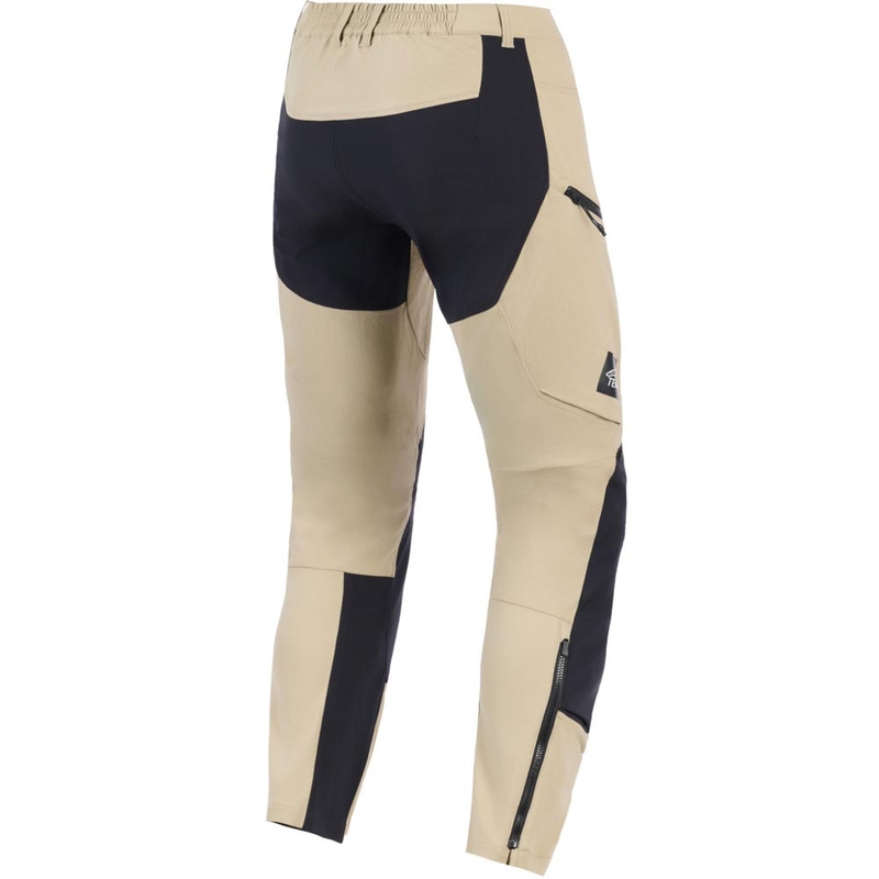 Alpinestars Explore AST motorcykelbukser lysebrun-sort
