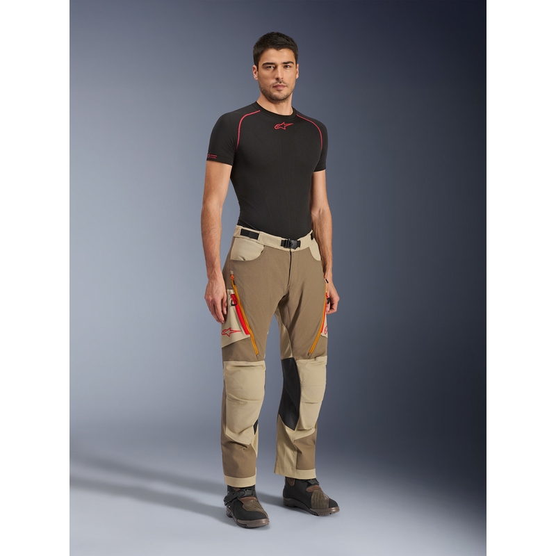 Alpinestars Maxdura Dual motorcykelbukser lysebrune