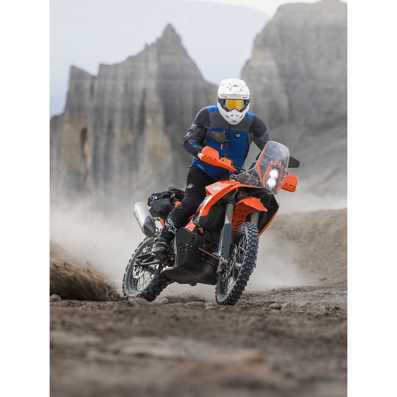 Alpinestars Maxdura Dual cropped motorcykelbukser grå-mørkegrå