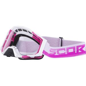 Scorpion MX Mask motocrossbriller pink-hvid