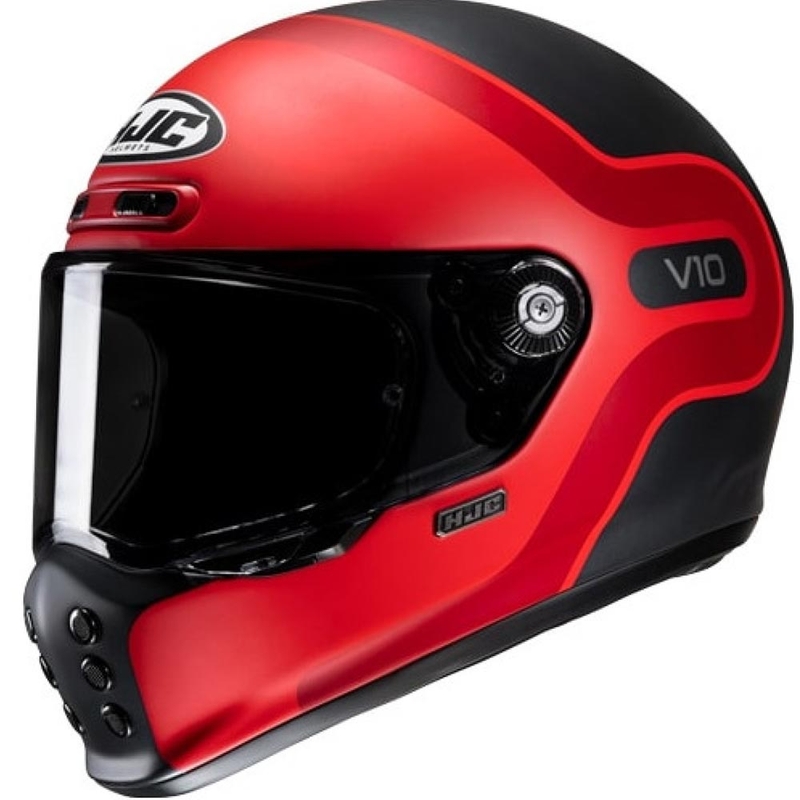 Integralhjelm HJC V10 Grape MC1SF sort-rød