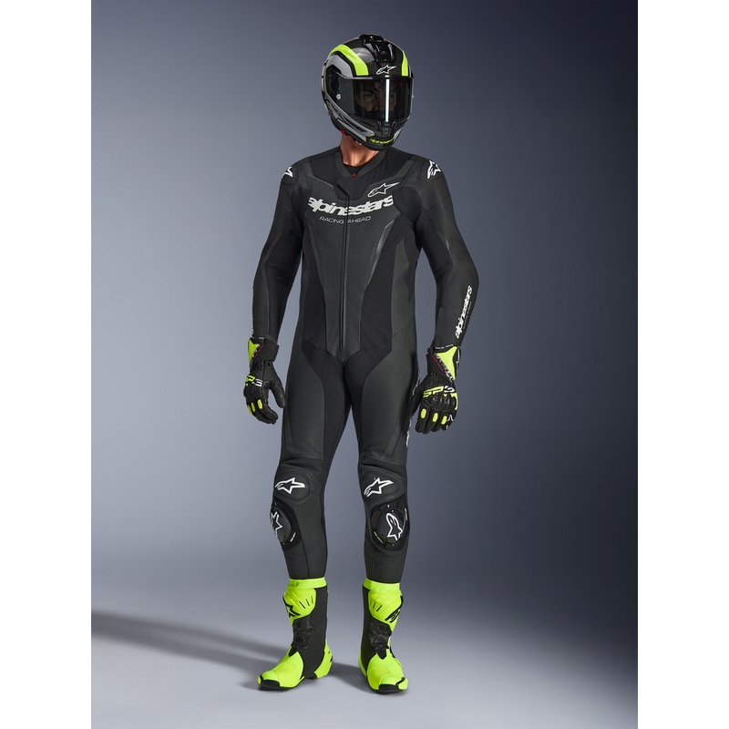 Alpinestars GP FORCE V2 motorcykeldragt, sort-hvid