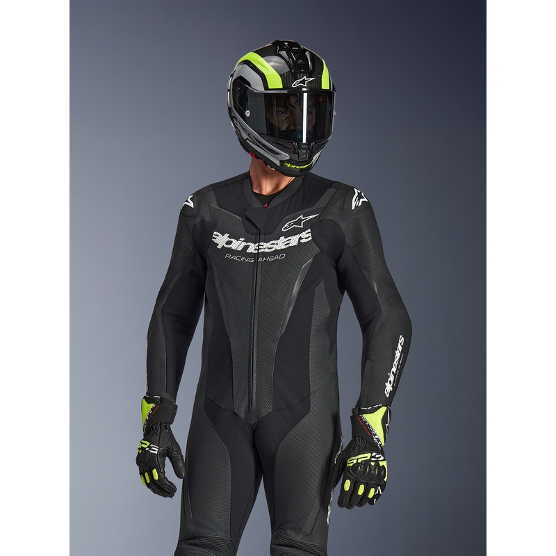 Alpinestars GP FORCE V2 motorcykeldragt, sort-hvid