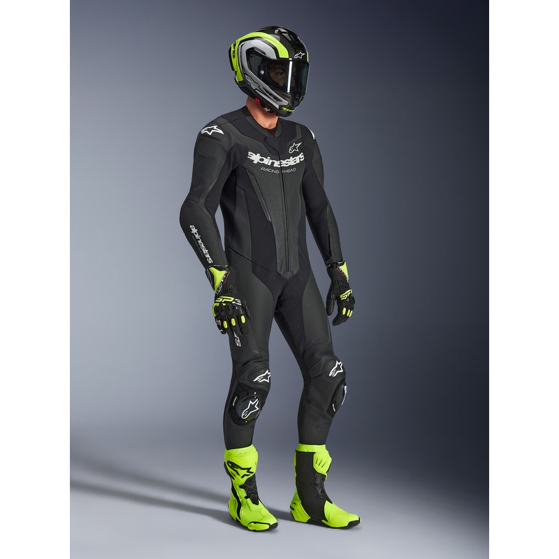Alpinestars GP FORCE V2 motorcykeldragt, sort-hvid
