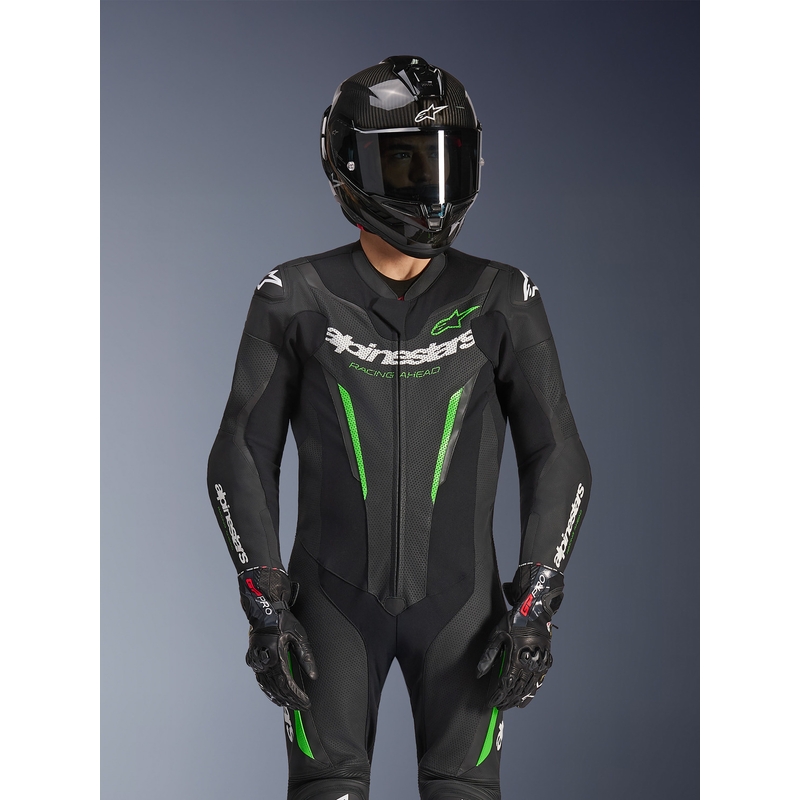 Alpinestars GP FORCE V2 heldragt, sort-grøn