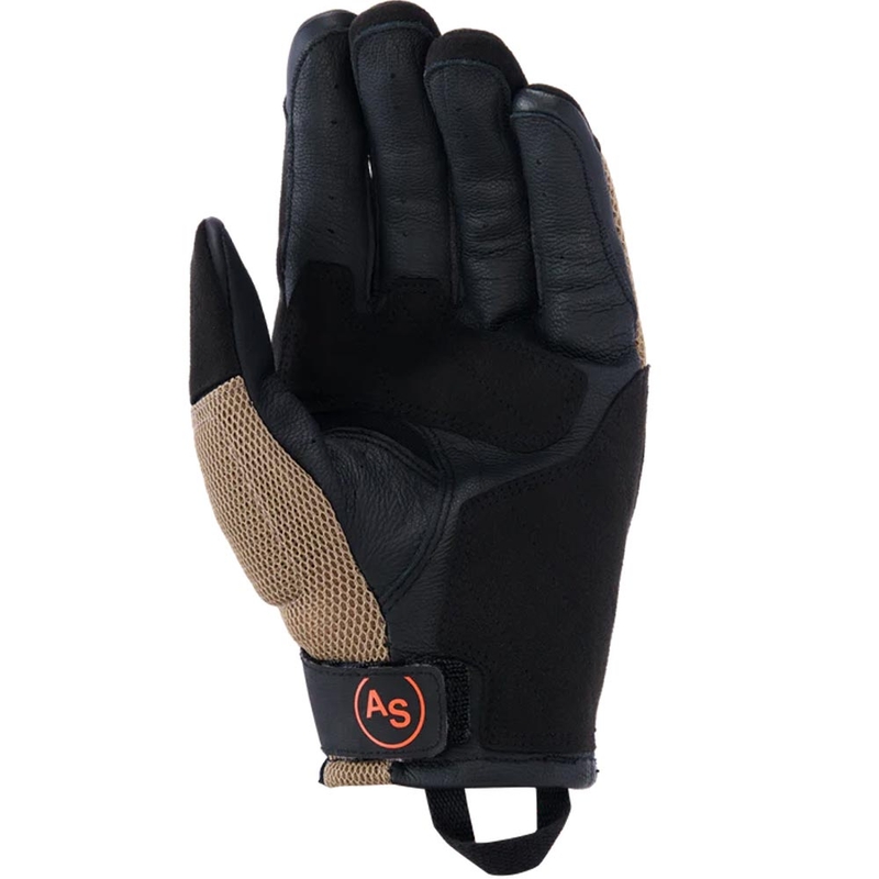 Alpinestars Manti Air motorcykelhandsker mørk khaki-sort-fluo orange