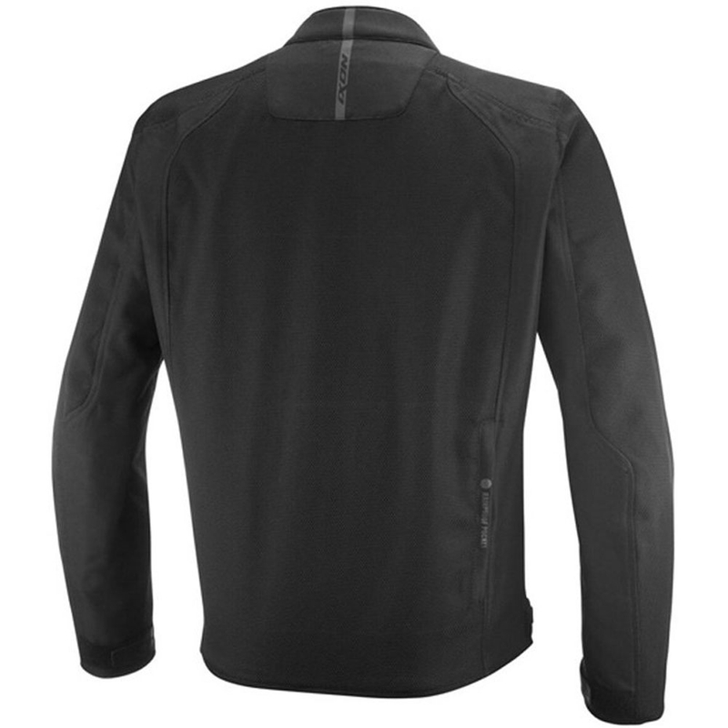 IXON Shadow motorcykeljakke sort-hvid-fluo rød