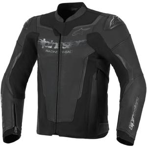 Alpinestars GP Force V2 læder motorcykeljakke sort-sort