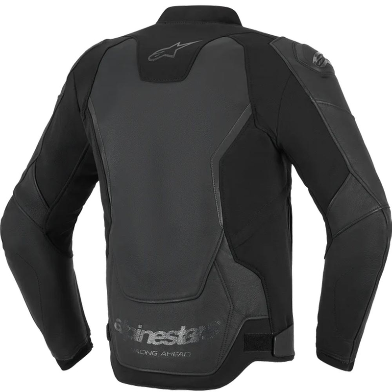 Alpinestars GP Force V2 læder motorcykeljakke sort-sort