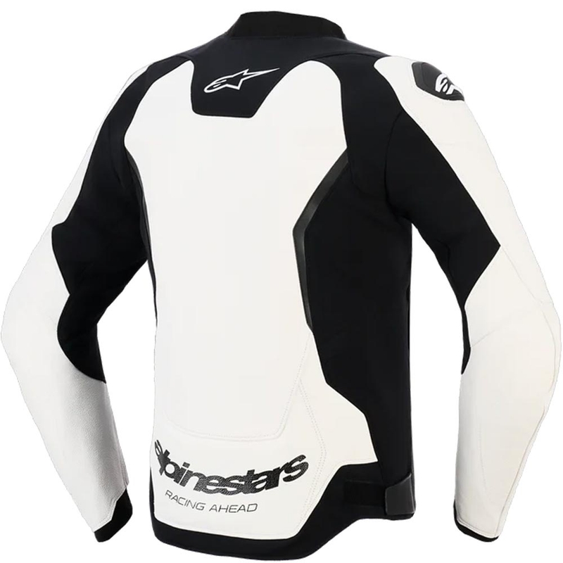 Alpinestars GP Force V2 læder motorcykeljakke hvid-sort