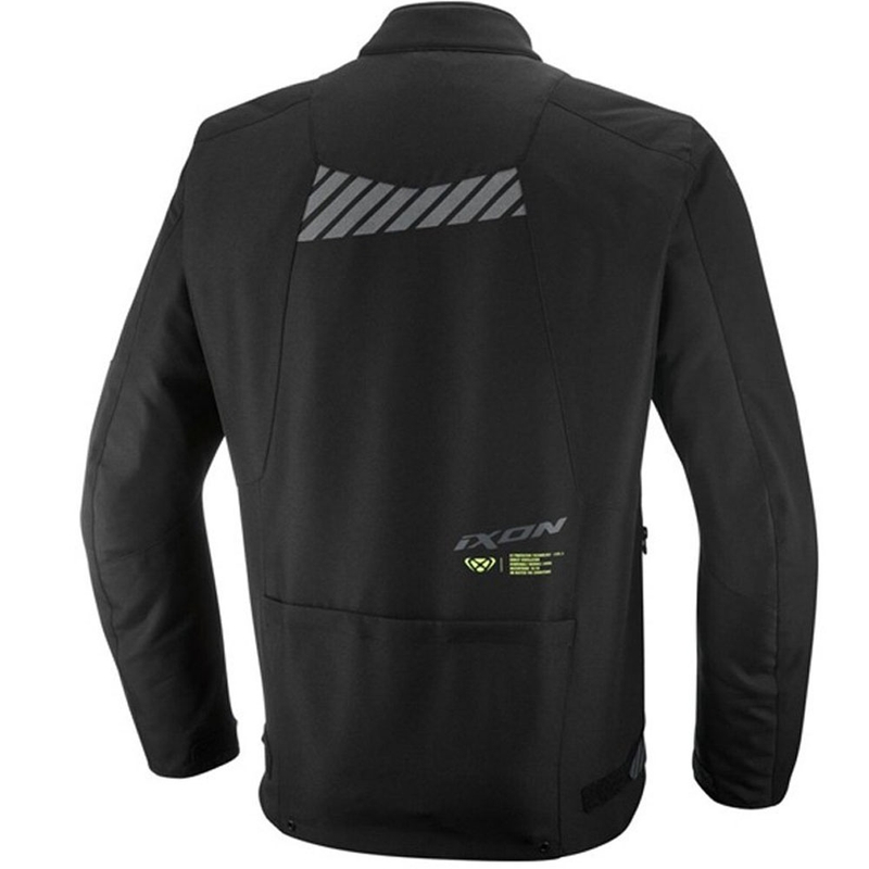IXON Tyr motorcykeljakke sort-fluo gul