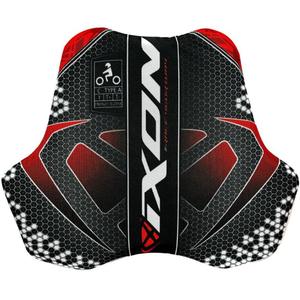Brystbeskytter IXON IX-RACE sort-hvid-rød