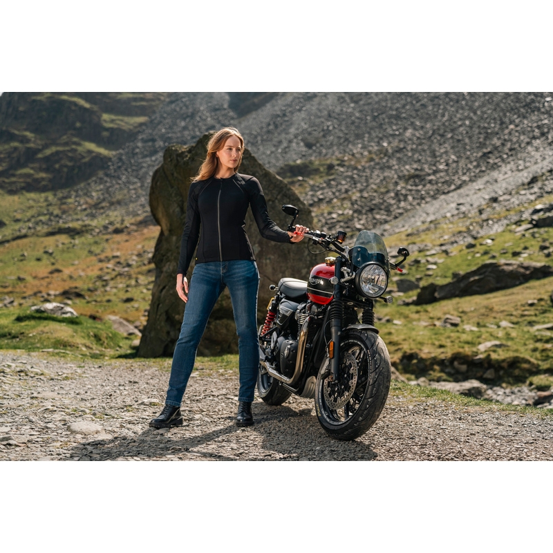 Knox Urbane PRO Mk3 dame motorcykeljakke, sort