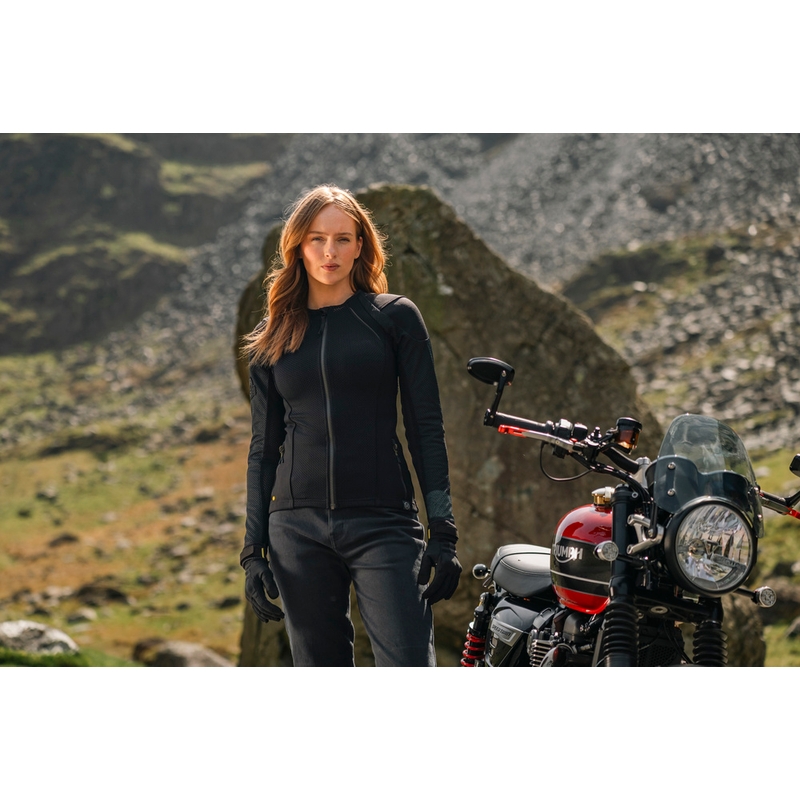 Knox Urbane PRO Mk3 dame motorcykeljakke, sort