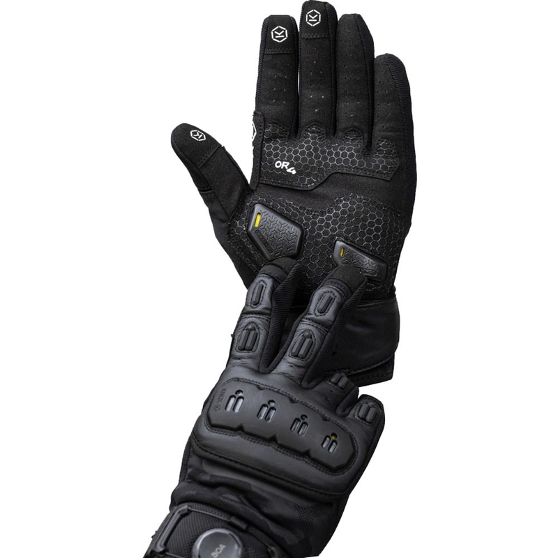 Knox Orsa Textile OR4 motorcykelhandsker, sort