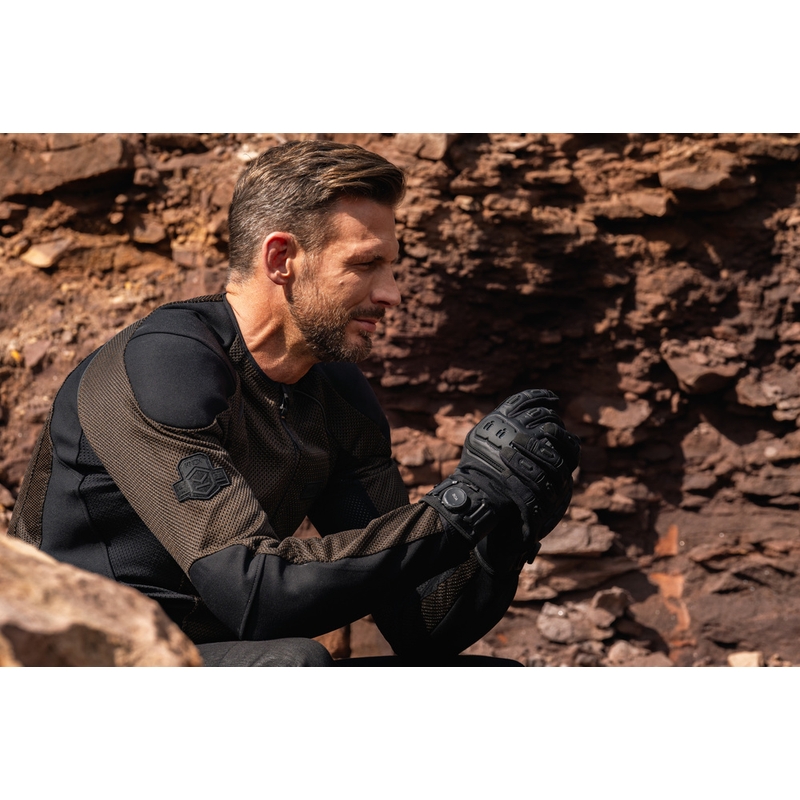 Knox Orsa Textile OR4 motorcykelhandsker, sort