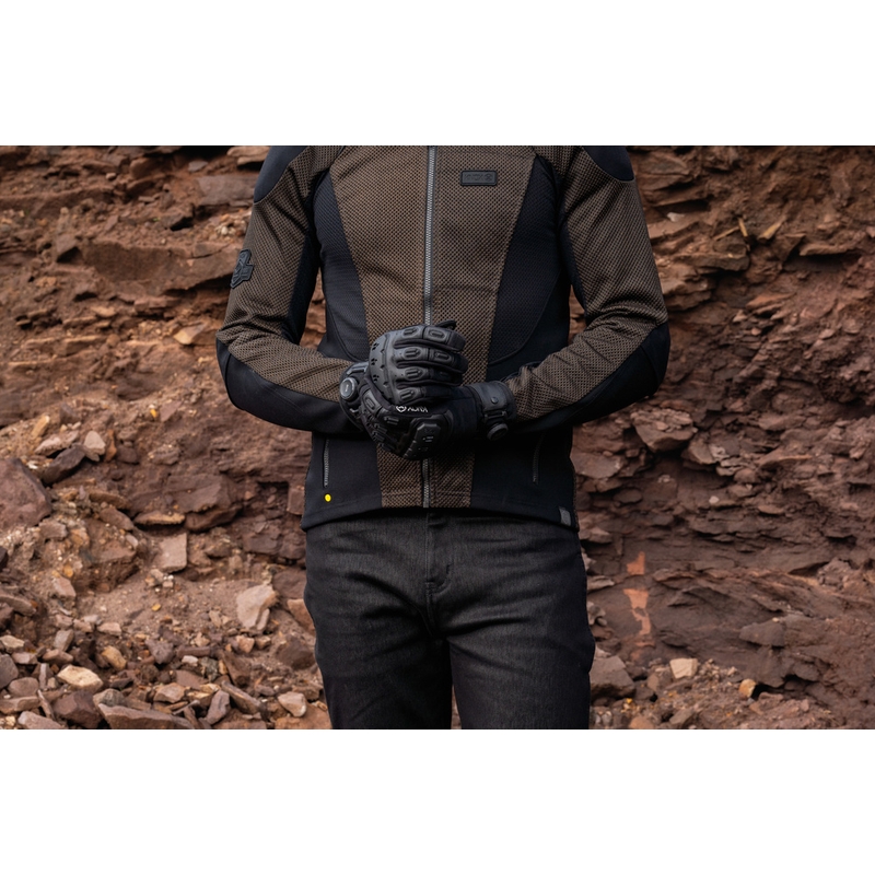 Knox Orsa Textile OR4 motorcykelhandsker, sort
