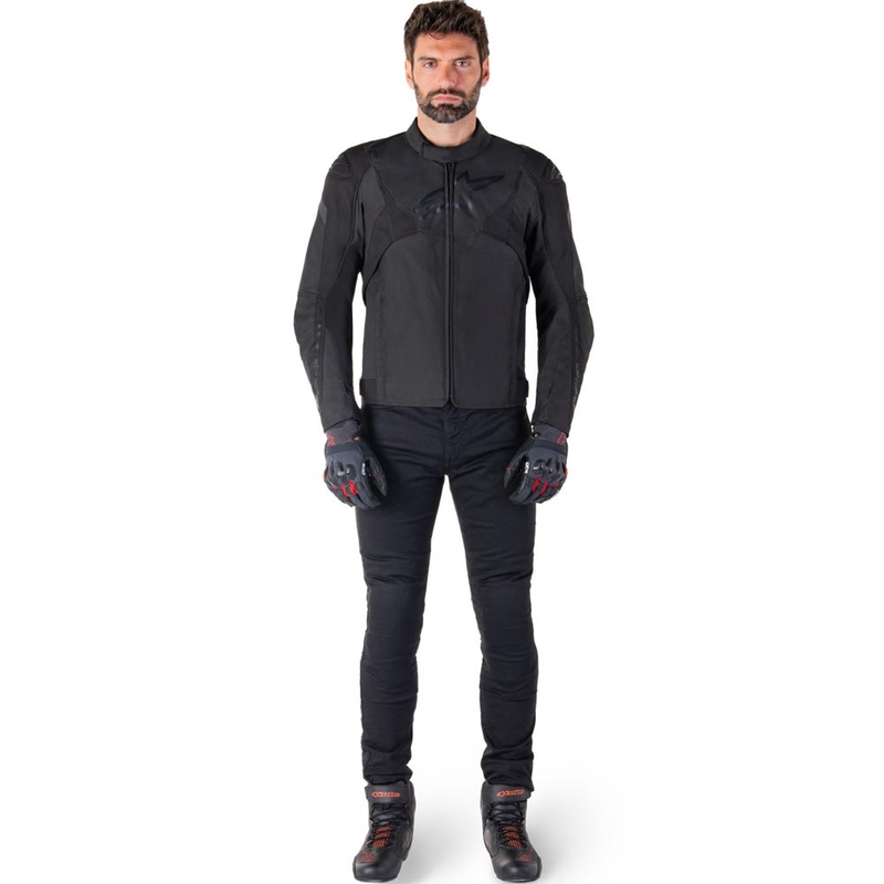 Alpinestars T-JAWS V4 Vandtæt motorcykeljakke, sort-sort