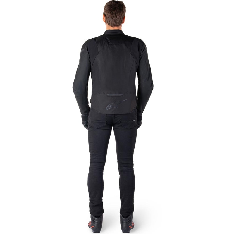 Alpinestars T-JAWS V4 Vandtæt motorcykeljakke, sort-sort