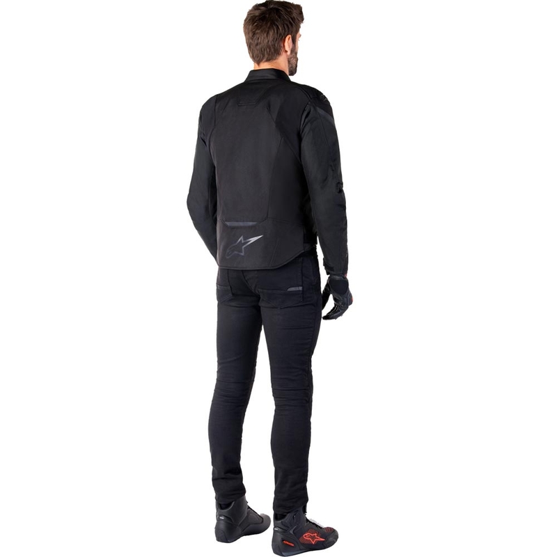 Alpinestars T-JAWS V4 Vandtæt motorcykeljakke, sort-sort