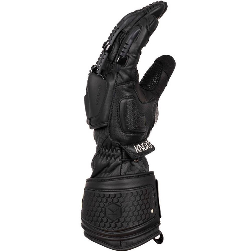Motorcykelhandsker Knox Handroid All Black Mk5, Sort