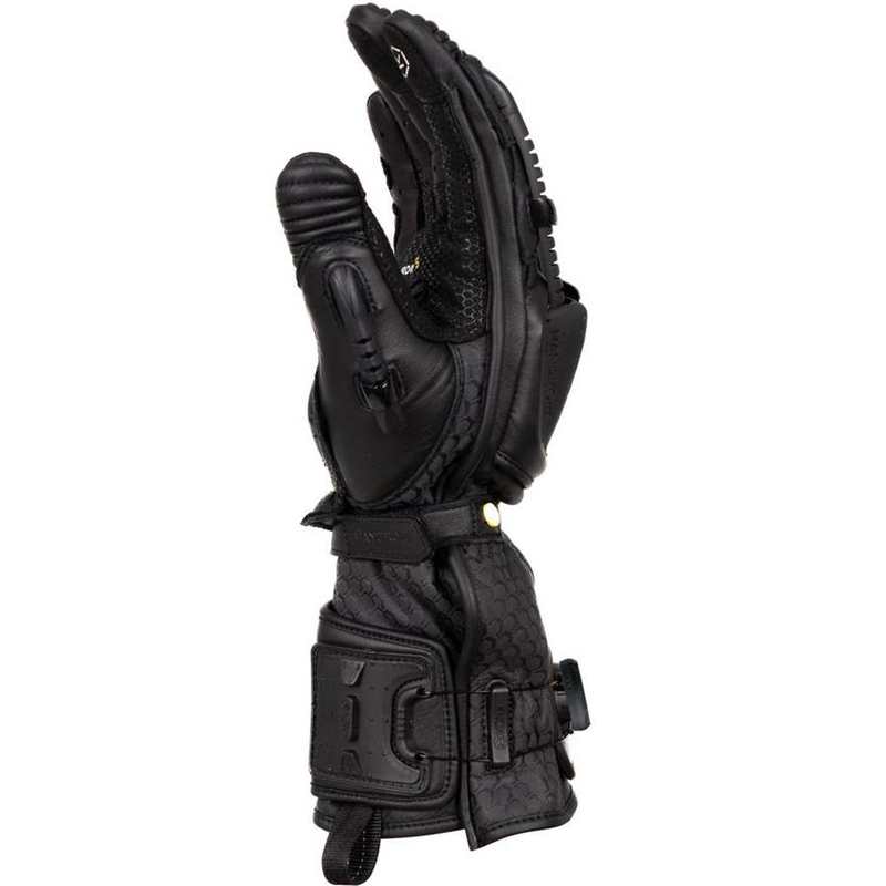 Motorcykelhandsker Knox Handroid All Black Mk5, Sort