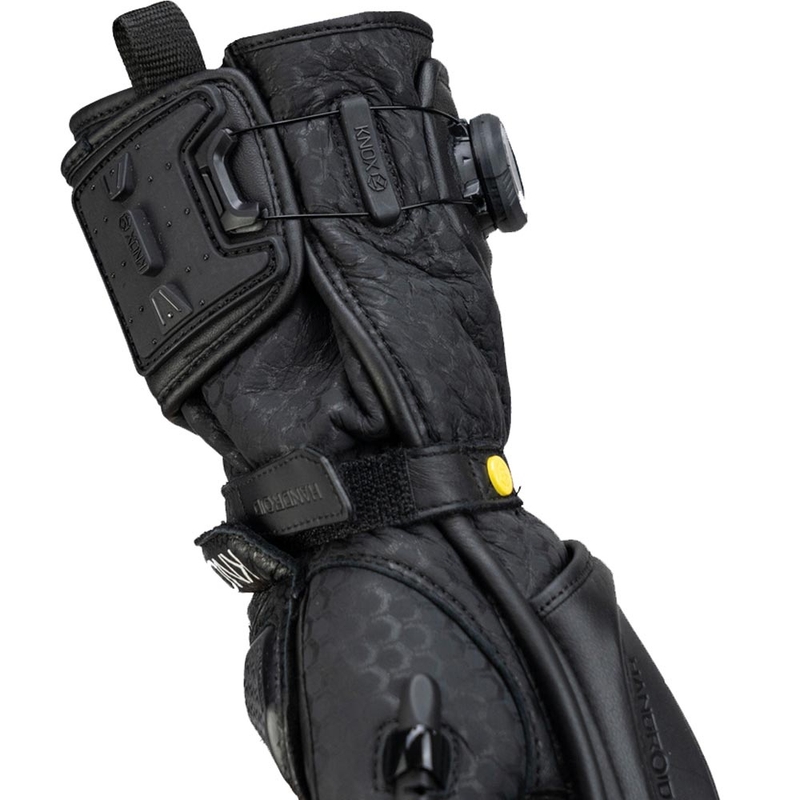 Motorcykelhandsker Knox Handroid All Black Mk5, Sort