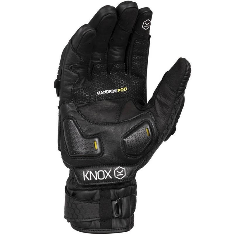Motorcykelhandsker Knox Hand Armour Handroid POD All Black Mk5, Sort