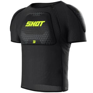 Shot Airlight T-shirt sort-fluogul