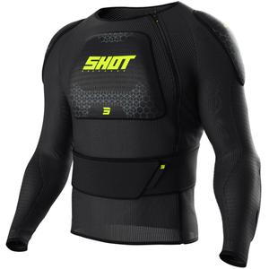Baby Shot Airlight Body Protector Sort-Fluo Gul