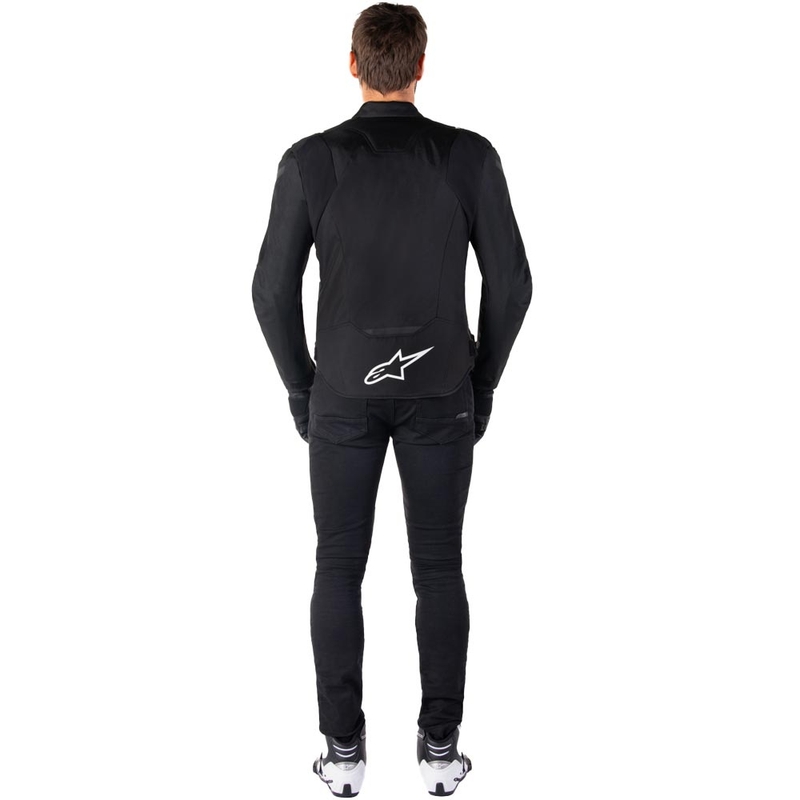 Alpinestars T-JAWS V4 Vandtæt motorcykeljakke, sort/hvid