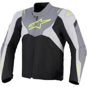Motorcykeljakke Alpinestars T-JAWS V4 Vandtæt, Sort/Lysegrå/Grå