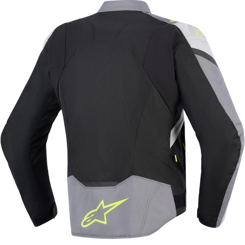 Motorcykeljakke Alpinestars T-JAWS V4 Vandtæt, Sort/Lysegrå/Grå