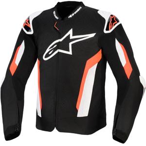 Alpinestars T-GP AIR motorcykeljakke sort-fluo rød
