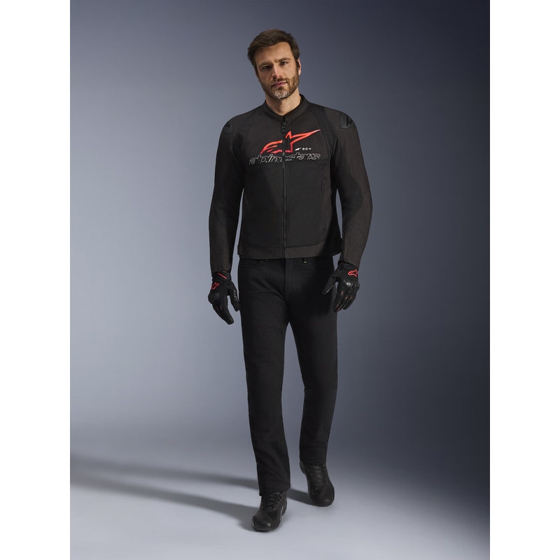 Alpinestars SMX Air motorcykeljakke sort-rød-hvid
