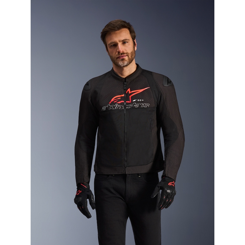 Alpinestars SMX Air motorcykeljakke sort-rød-hvid