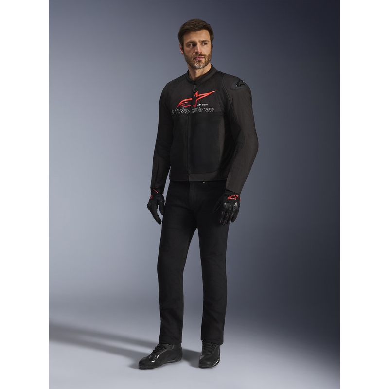 Alpinestars SMX Air motorcykeljakke sort-rød-hvid