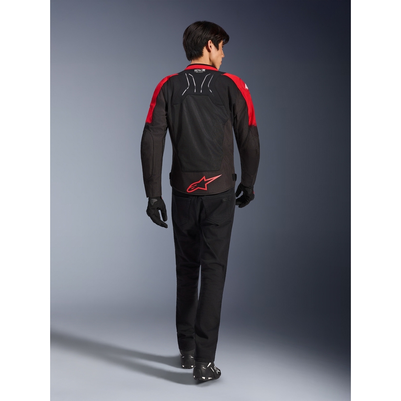Alpinestars SMX Air motorcykeljakke rød-sort