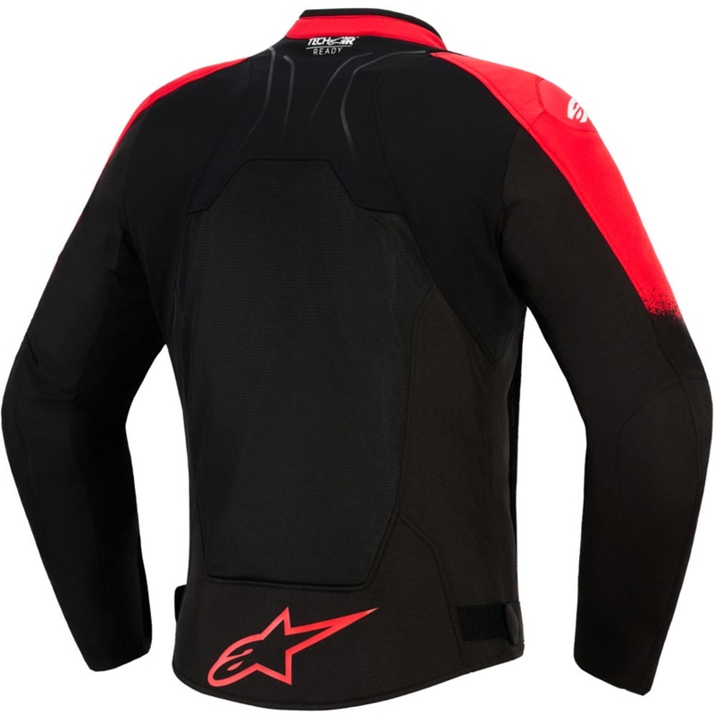 Alpinestars SMX Air motorcykeljakke rød-sort