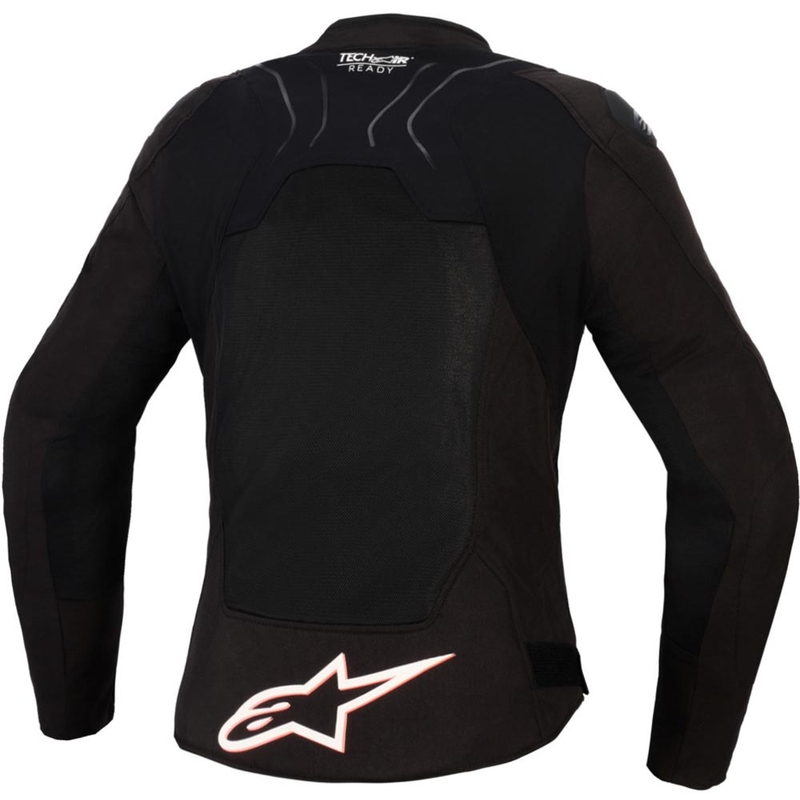 Alpinestars Stella SMX Air dame motorcykeljakke sort-hvid-fluo rød