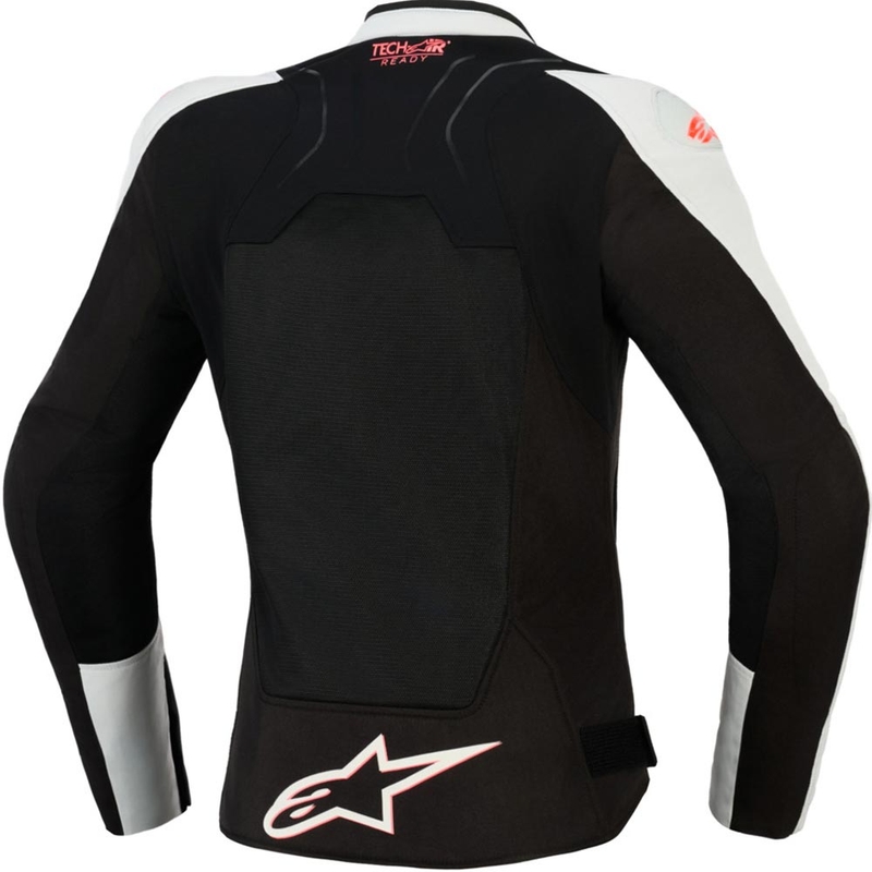 Alpinestars Stella SMX Air dame motorcykeljakke lysegrå-sort-pink