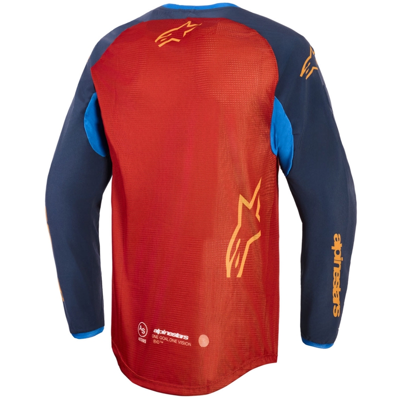 Alpinestars Maxdura Dual orange-mørkeblå motocrosstrøje
