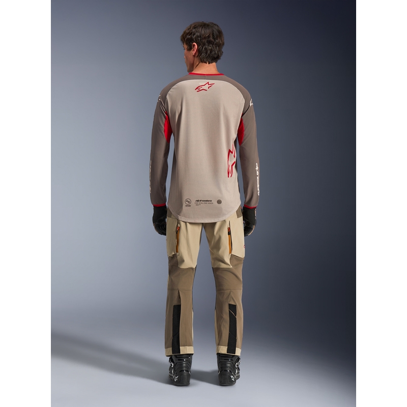 Alpinestars Maxdura Dual motocross trøje brun-orange