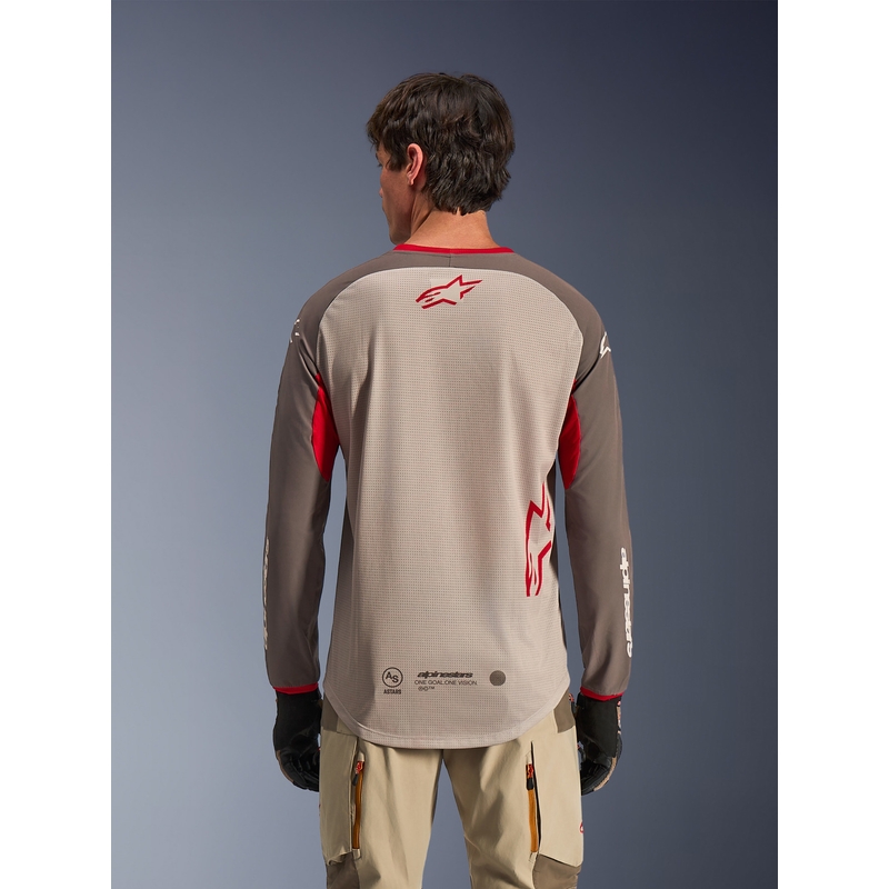 Alpinestars Maxdura Dual motocross trøje brun-orange