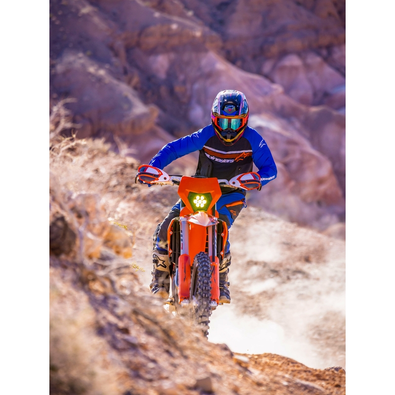 Alpinestars Maxdura Dual motocross trøje mørkegrå-blå-orange