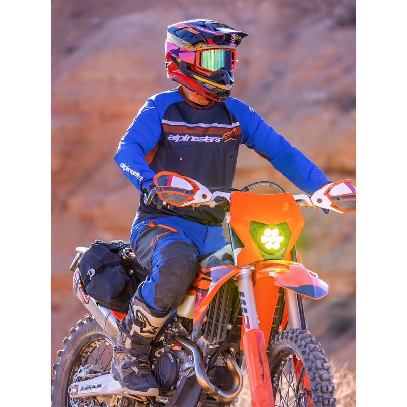 Alpinestars Maxdura Dual motocross trøje mørkegrå-blå-orange